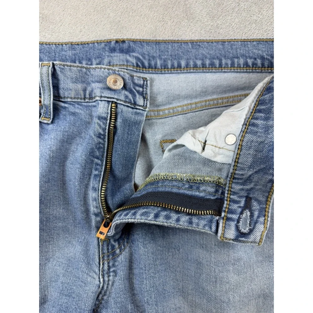 Levi 514 Jeans Men's Size 34X30 Blue 100% Cotton Quality Medium Wash (36x29.5)